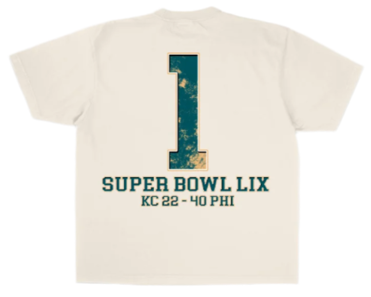 PYRAMID ELEGANCE SUPER BOWL LXI -SHIRT (CREAM)